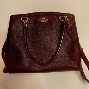 Coach Burgundy Shoulder Bag